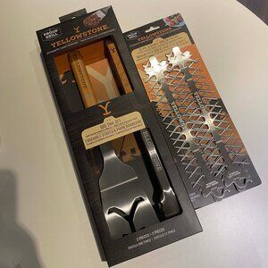 yellowstone TV show auth paramount bbq skewers spatula and tongs NWT